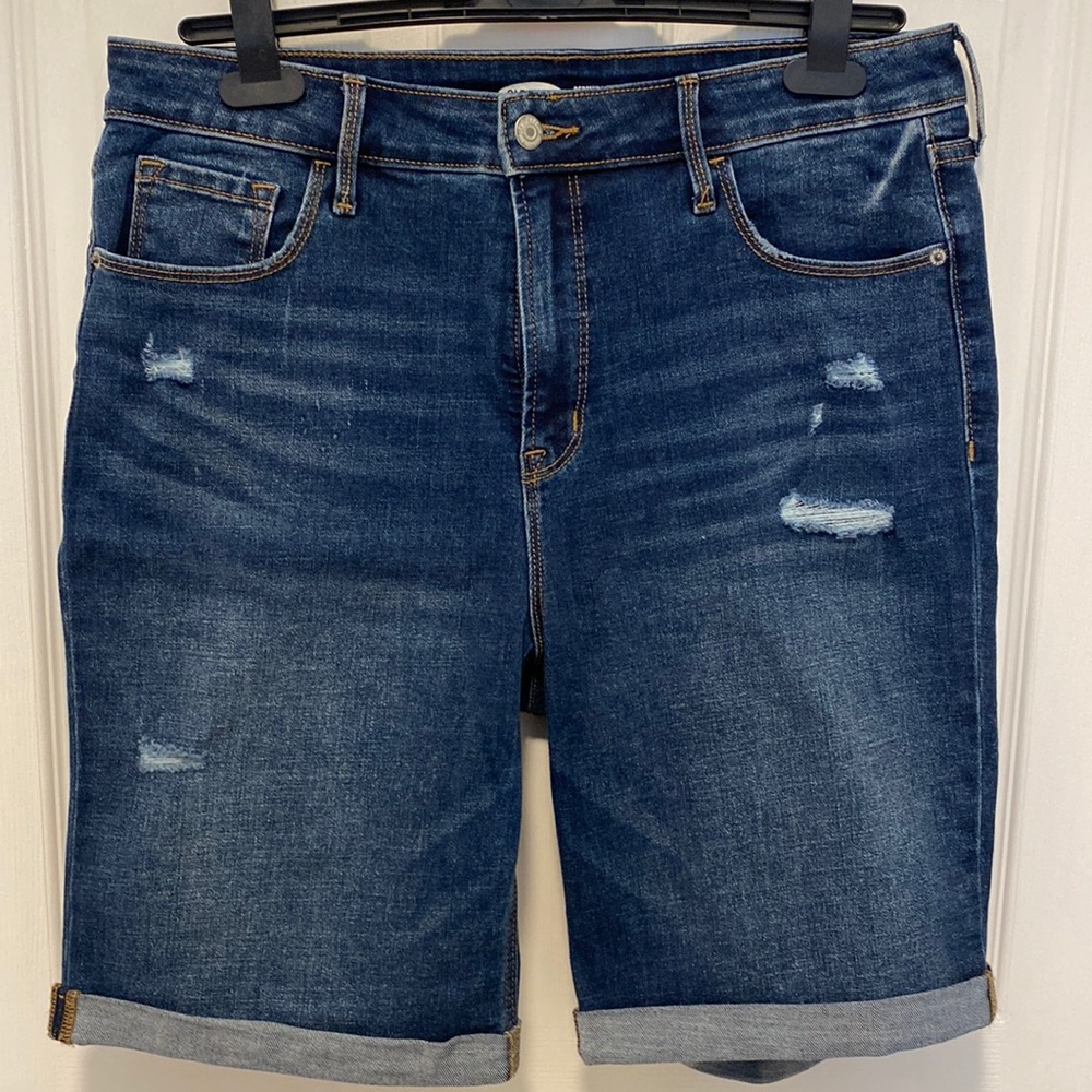 Old Navy High Rise Bermuda Shorts